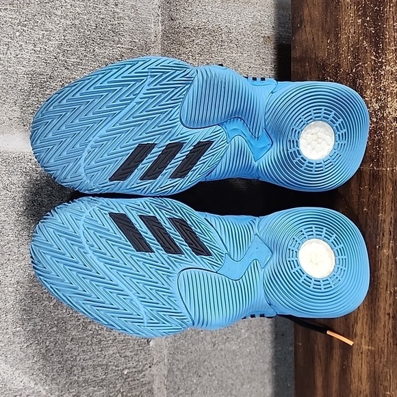Adidas Trae Young 1 Mens Size 8.5 Athletic Shoes Blue/Black/Orange 779001 main image 10